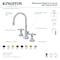Kingston Brass KS2988ZX Millennium Widespread Bathroom Faucet W/ Brass Pop-Up, Nickel KS2988ZX - alternate 6